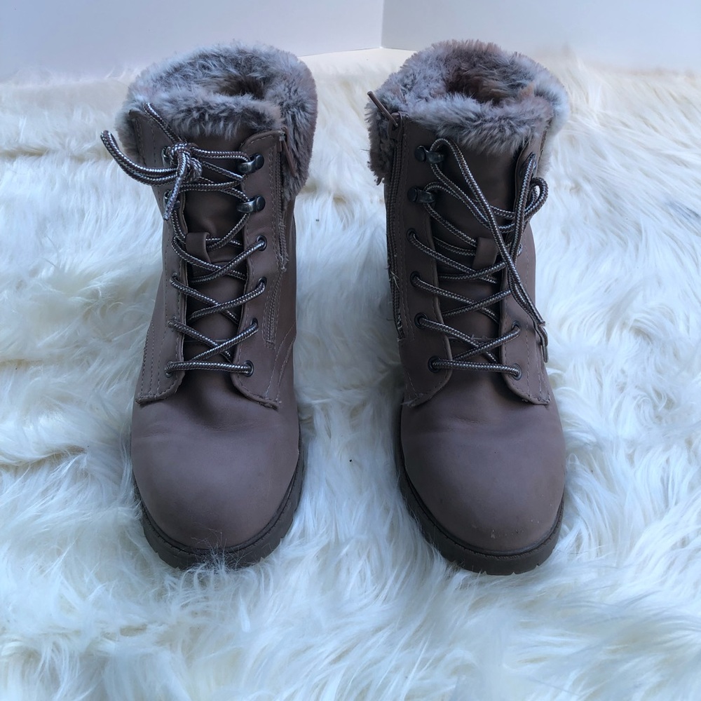 Girls Steve Madden Faux Fur Boots, Size 4
